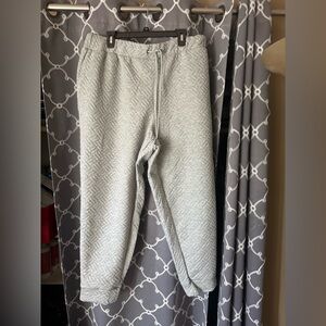 Nine West Light Gray Textured Pants